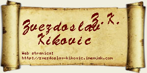 Zvezdoslav Kiković vizit kartica